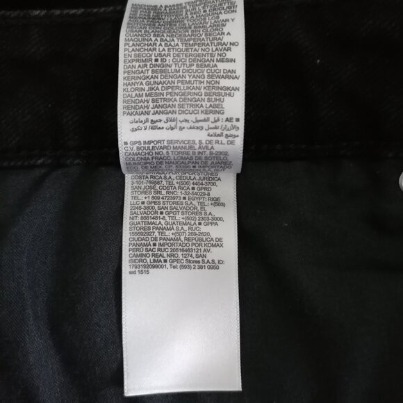 Old Navy Womens Black High Rise O.G. Straight Secret Smooth Pocket Jeans Sz 16P - Picture 8 of 9